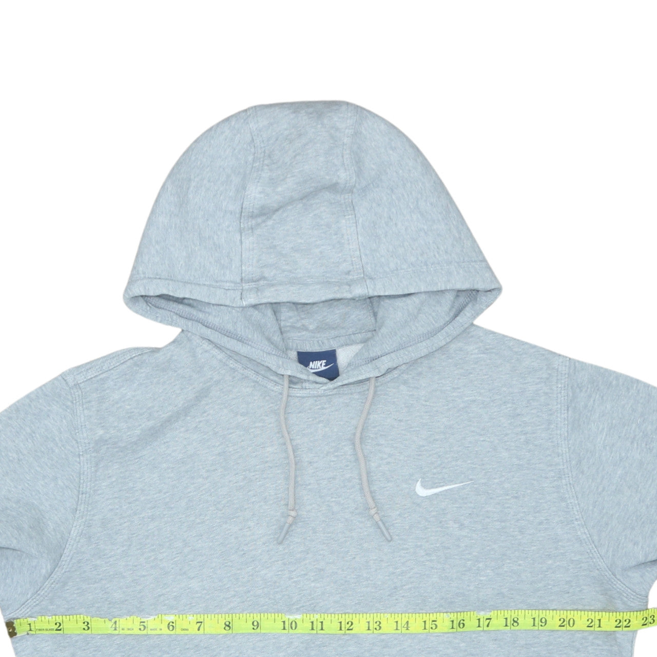 Nike Men's Grey Pullover Hoodie Medium Regular Fit Sports Fleece