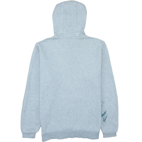 Nike Men's Grey Pullover Hoodie Medium Regular Fit Sports Fleece