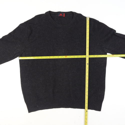 Robe Di Kappa Men's Black Wool Crew Neck Pullover Jumper L