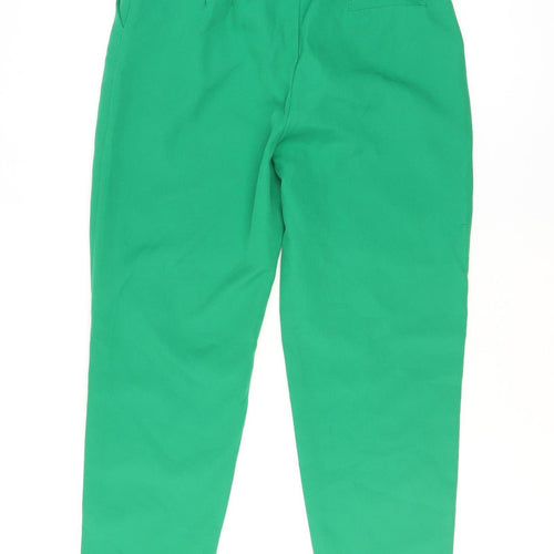 Marks and Spencer Women’s Green Paperbag Trousers XL High Waist