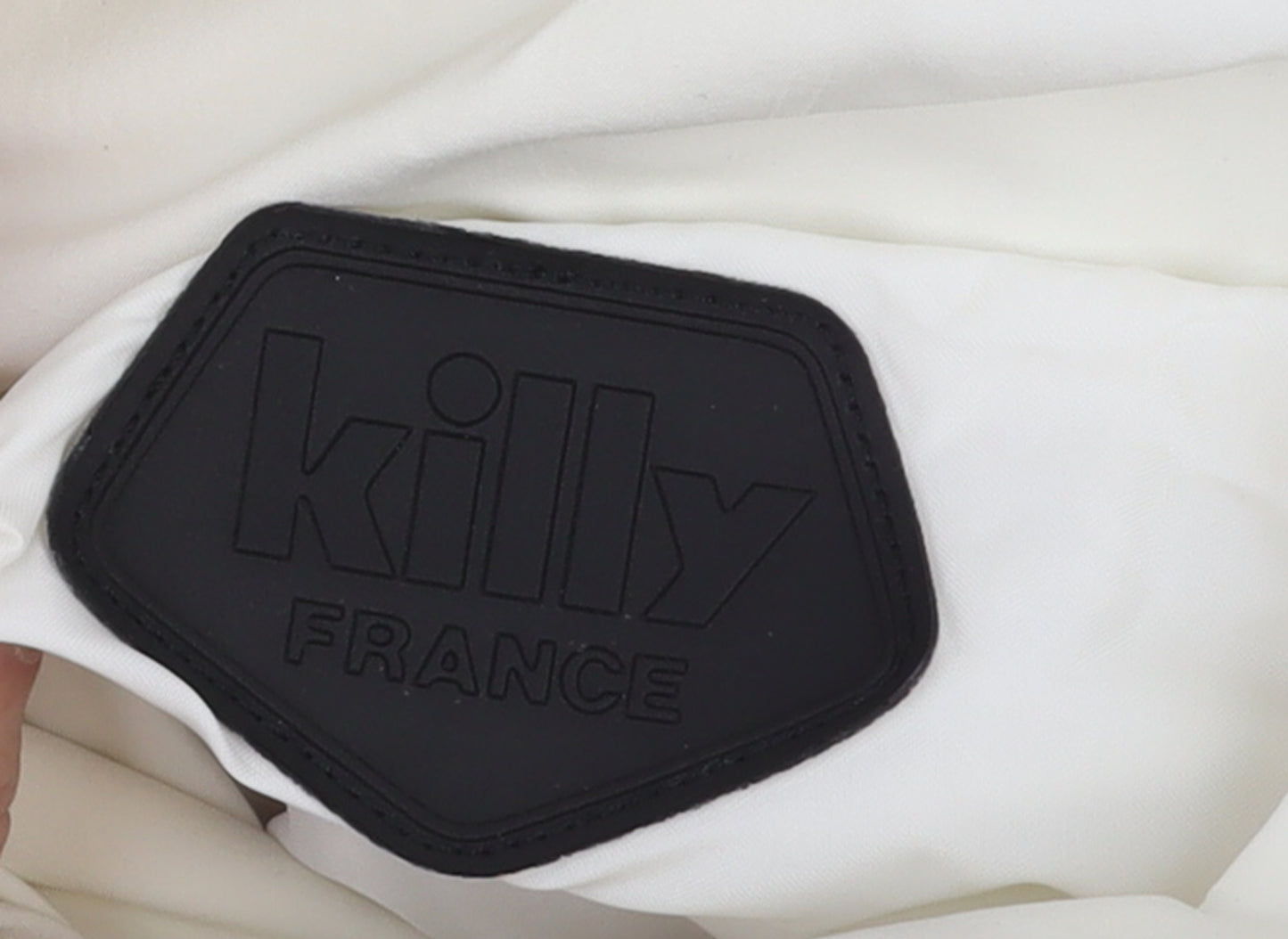 Killy France Women's White Ski Jumpsuit Size 12 Retro Colourblock Belted