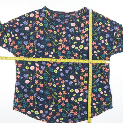 Marks and Spencer Women’s Multicoloured Floral Jersey Top Size 16
