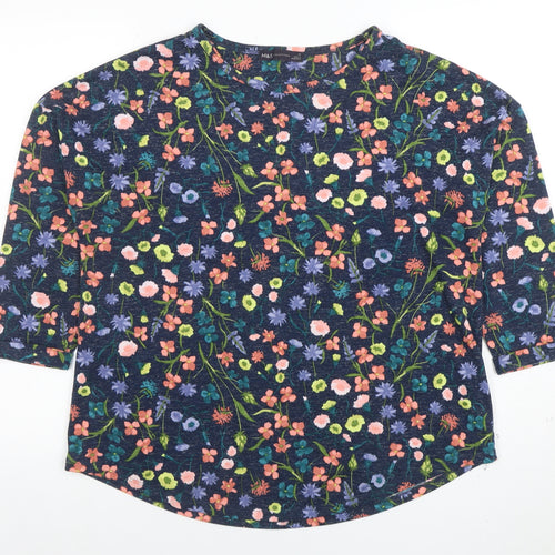 Marks and Spencer Women’s Multicoloured Floral Jersey Top Size 16