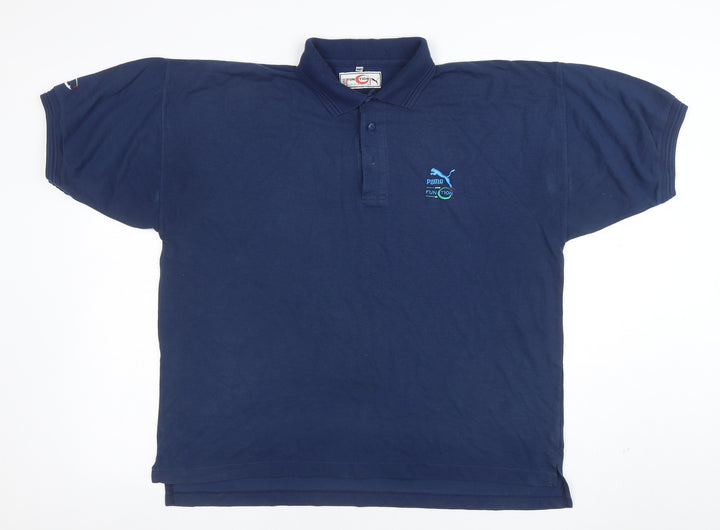Puma Men's Blue Function Polo Shirt XL Sports Casual