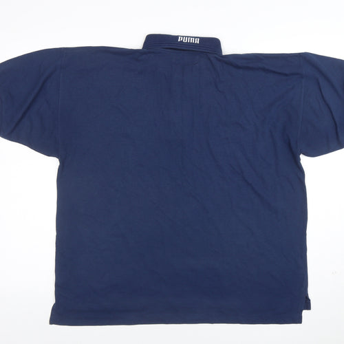 Puma Men's Blue Function Polo Shirt XL Sports Casual