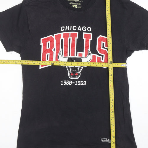 Mitchell & Ness Men's Black Chicago Bulls XS Classic Sports T-Shirt