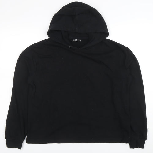 Cropp Eco Aware Women's Black XL Pullover Hoodie Cotton Blend