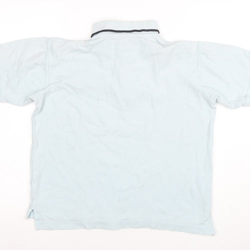 Pacific Blue Men's Light Blue Orlando FL Embroidered Polo Shirt Size S