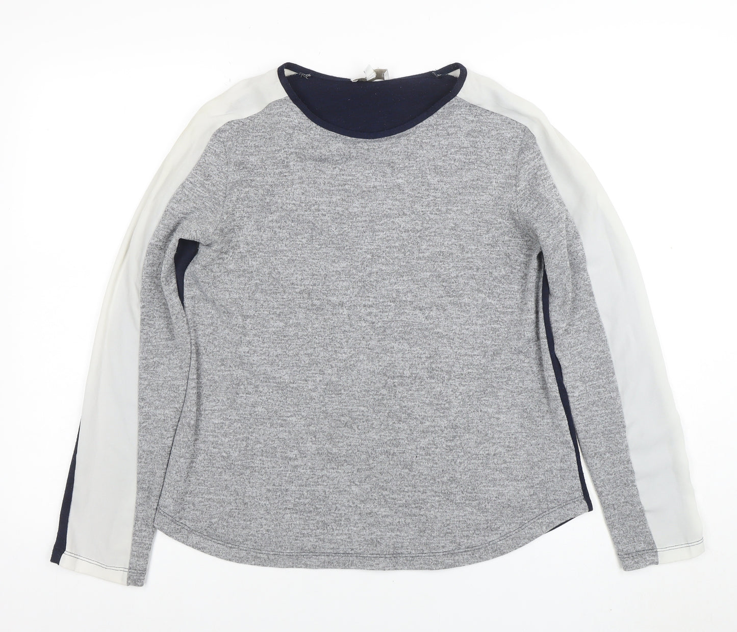 Apricot Womens Multicoloured Long Sleeve Colourblock Jersey T-Shirt Size S