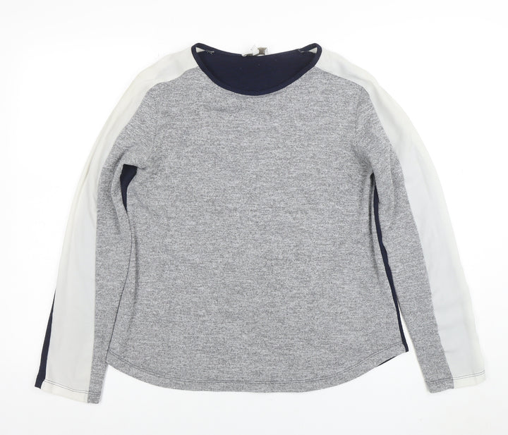 Apricot Womens Multicoloured Long Sleeve Colourblock Jersey T-Shirt Size S