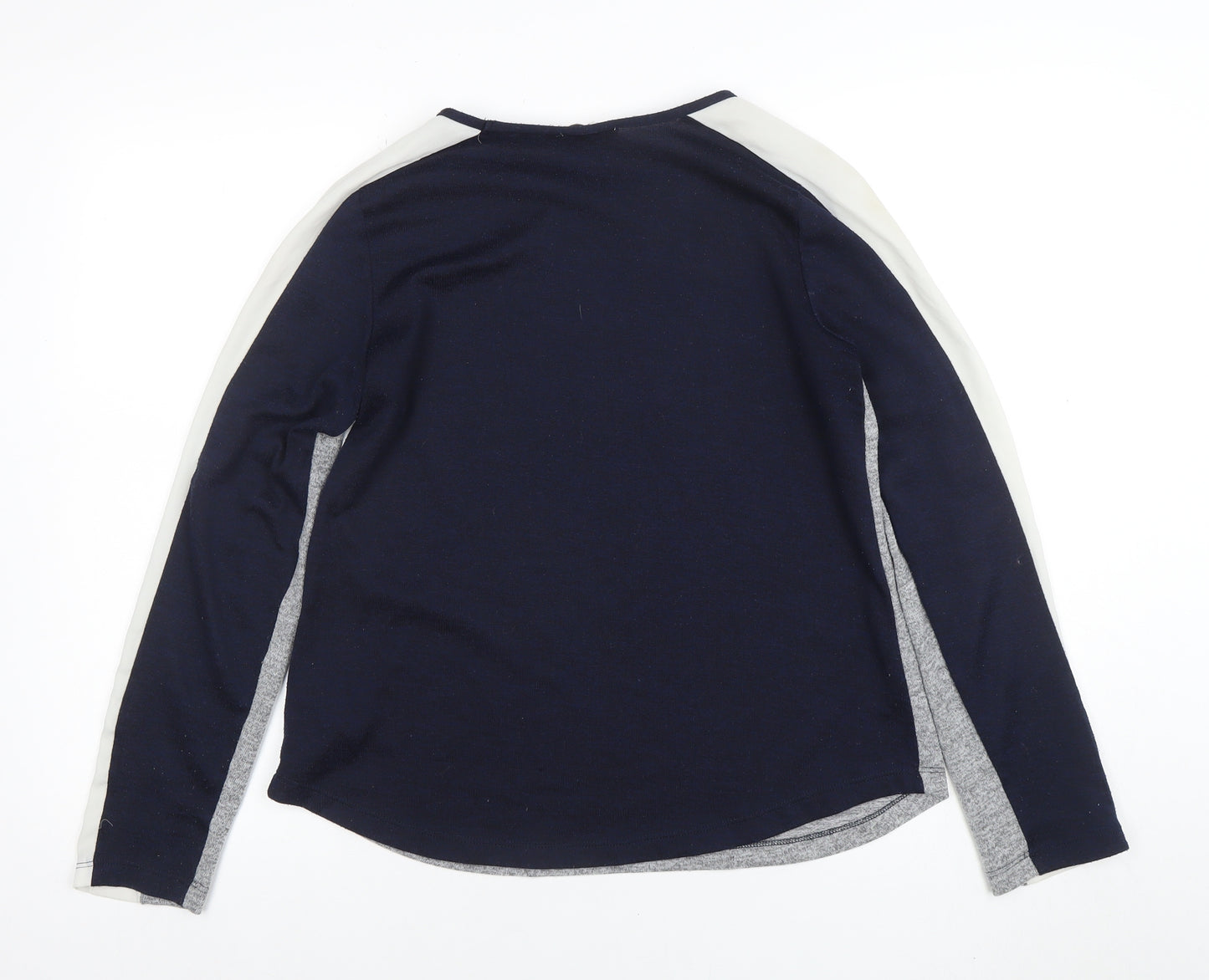 Apricot Womens Multicoloured Long Sleeve Colourblock Jersey T-Shirt Size S