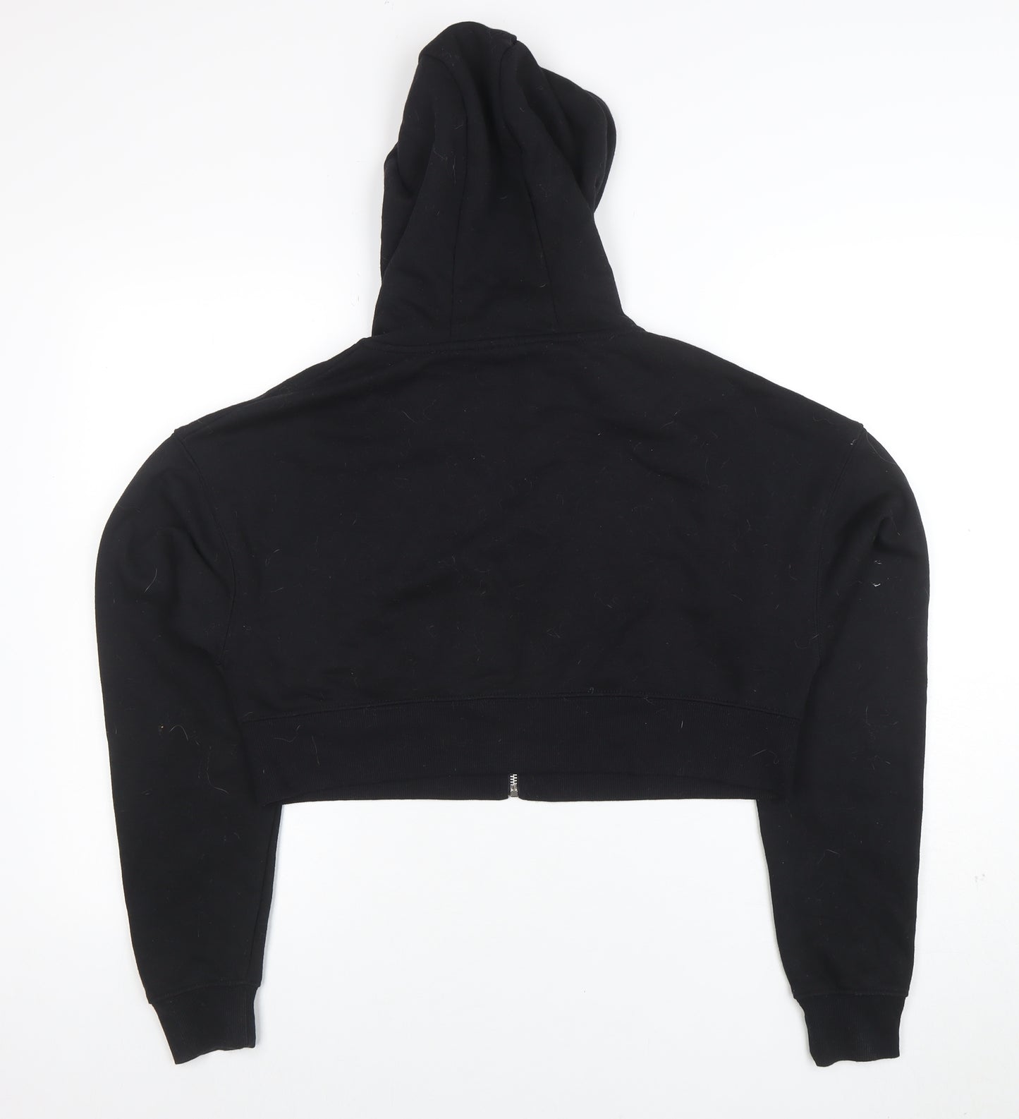 NBA Los Angeles Lakers Black Cropped Full Zip Hoodie Women S