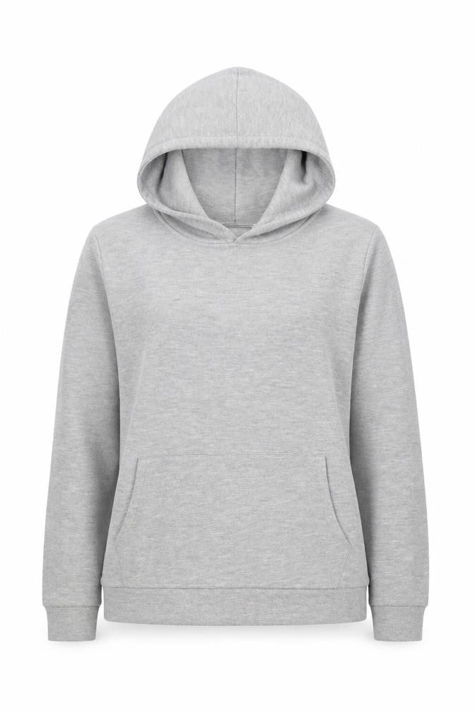 FatFace Women Grey Marl Pullover Hoodie UK 10 Cotton Blend