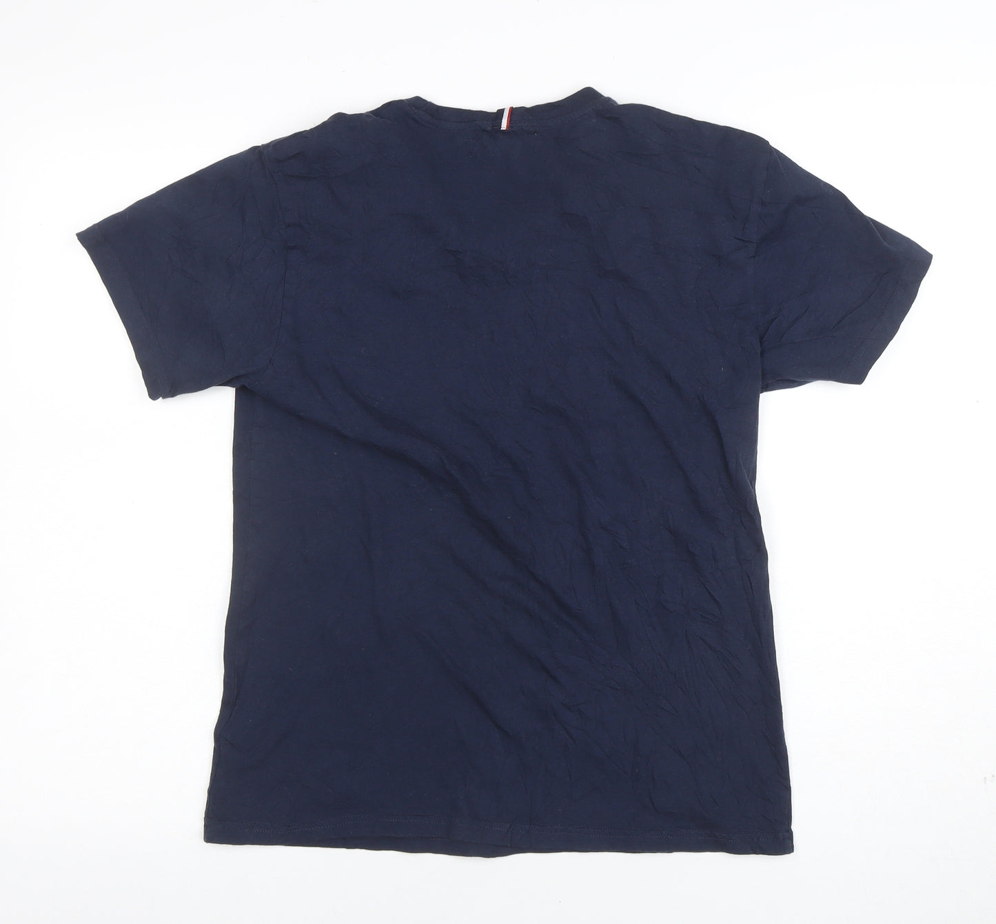 Ben Sherman Men's Blue Small Crew Neck Cotton T-Shirt