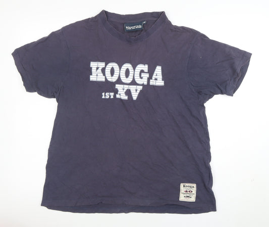 Kooga Men's Blue 1st XV Rugby Graphic Cotton T-Shirt Size L
