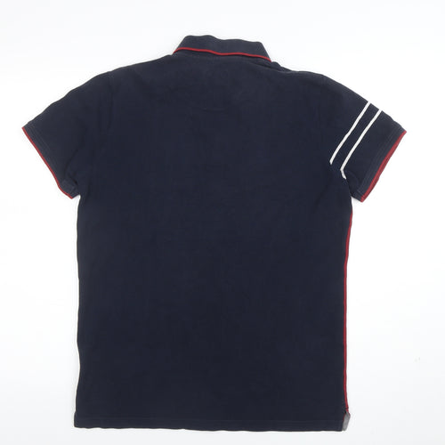 WROGN Men's Multicoloured Slim Fit Cotton Polo Shirt M