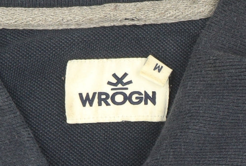 WROGN Men's Multicoloured Slim Fit Cotton Polo Shirt M