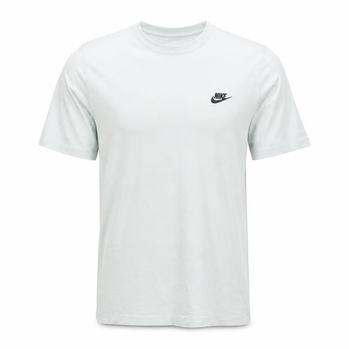Nike Men's Light Grey Cotton Short Sleeve Crew Neck T-Shirt Size L