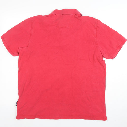 Joules Men's Red Woody Classic Fit Polo Shirt Size L