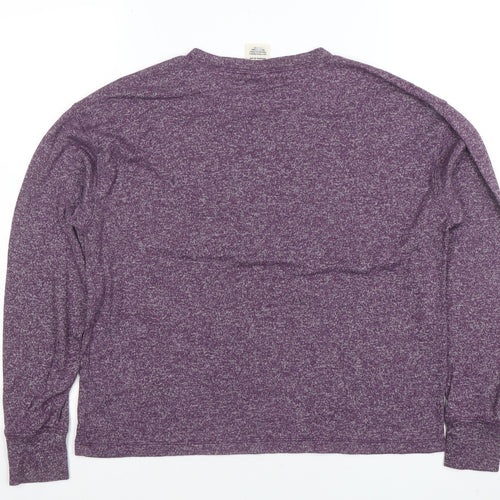 Victoria’s Secret PINK Womens Purple Long Sleeve Jersey Top Size XS