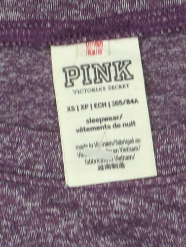 Victoria’s Secret PINK Womens Purple Long Sleeve Jersey Top Size XS