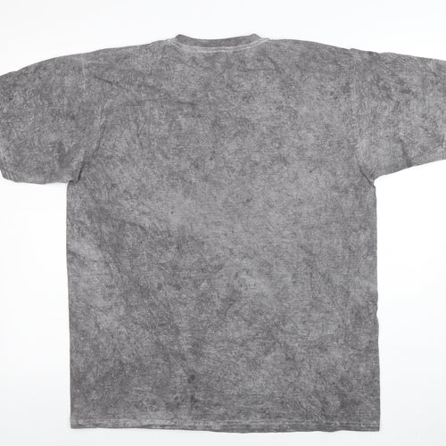 Disney Minnie Mouse Grey Acid Wash Graphic T-Shirt Men S