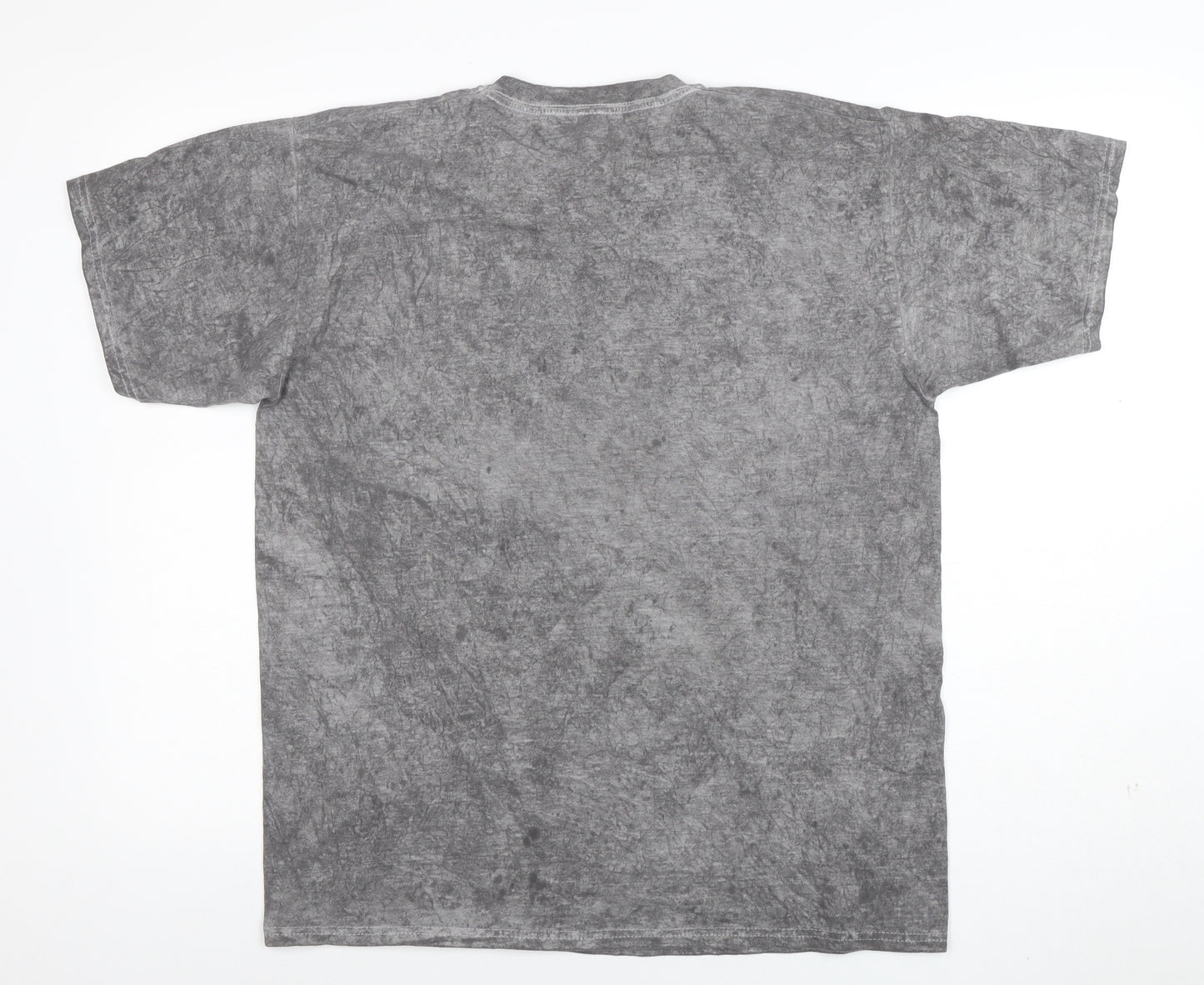 Disney Minnie Mouse Grey Acid Wash Graphic T-Shirt Men S