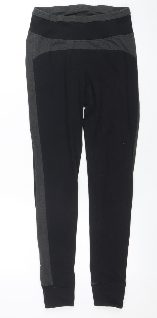 Decathlon Women's Black M Slim Fit Sports Leggings