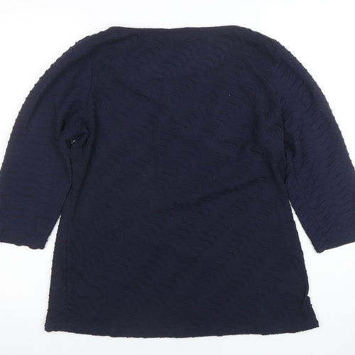 Marks and Spencer Women’s Blue 3/4 Sleeve Tunic Blouse UK 16