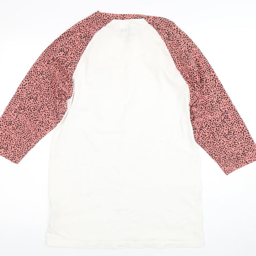 Vans Womens Multicoloured Raglan Sleeve T-Shirt Medium