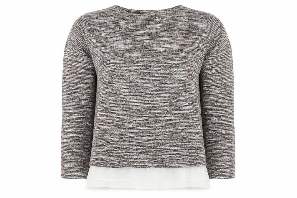 Pull&Bear Women's Multicoloured Knit Pullover Jumper Size 8