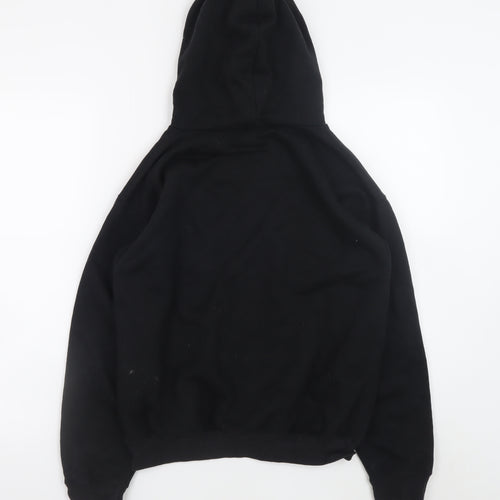 Marvel Men's Black Pullover Hoodie Small Graphic Logo Fleece