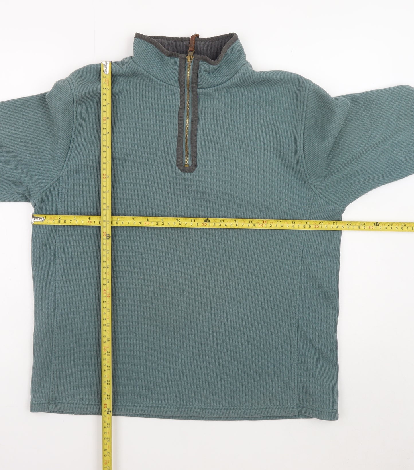 Mountain Warehouse Men's Green L 1/2 Zip Fleece Sweatshirt