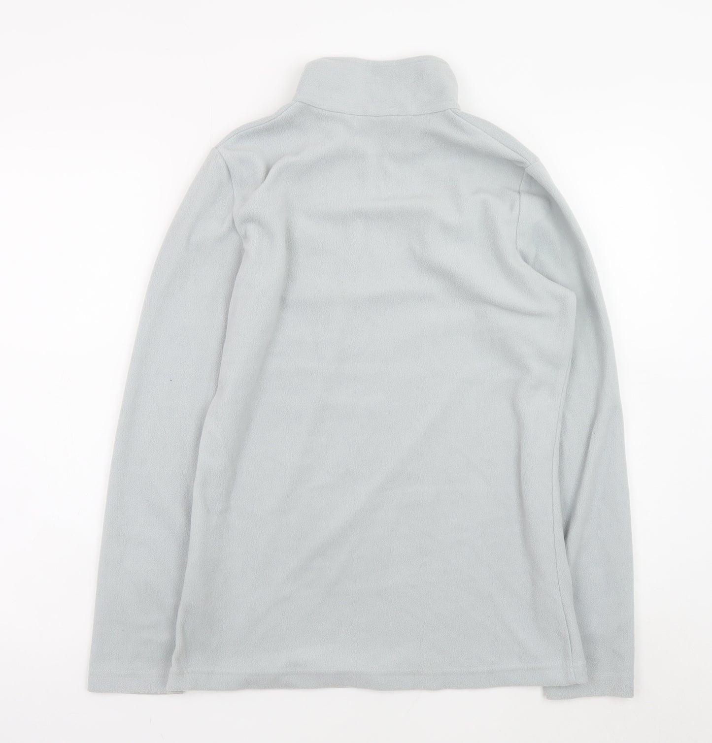 Regatta Womens Grey 1/4 Zip Fleece Sweatshirt UK 8 Polyester Outdoor