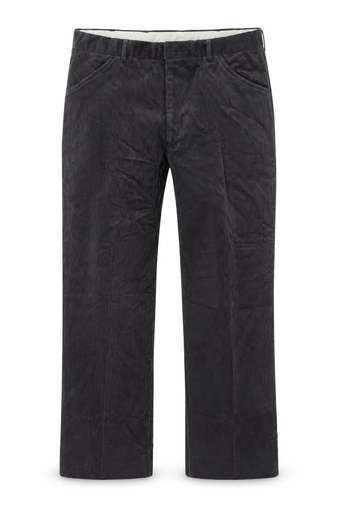 Countrywear by Carabou Men's Grey Corduroy Trousers 40R Regular Fit