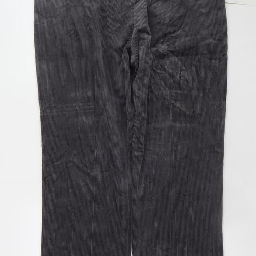 Countrywear by Carabou Men's Grey Corduroy Trousers 40R Regular Fit