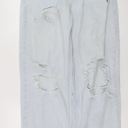 BDG Urban Outfitters Women’s Blue High Rise Baggy Distressed Jeans Size 12