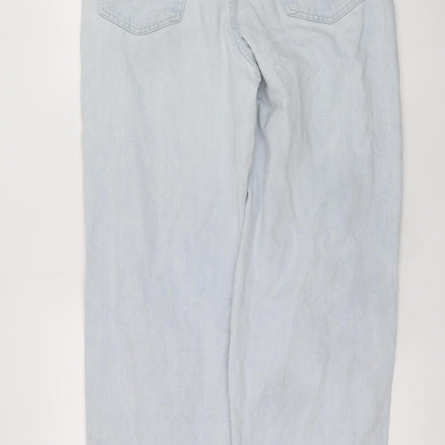 BDG Urban Outfitters Women’s Blue High Rise Baggy Distressed Jeans Size 12