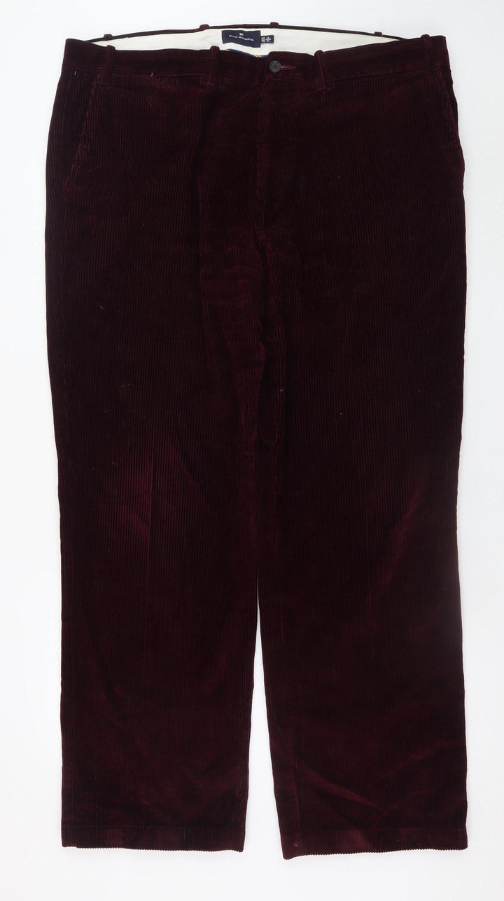 Marks and Spencer Men's Brown Corduroy Trousers 42W 31L Regular Fit