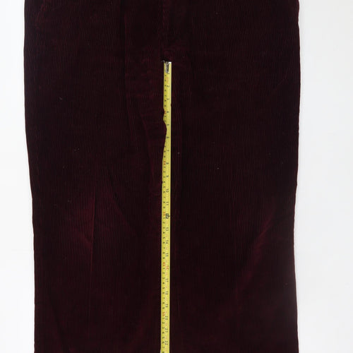 Marks and Spencer Men's Brown Corduroy Trousers 42W 31L Regular Fit