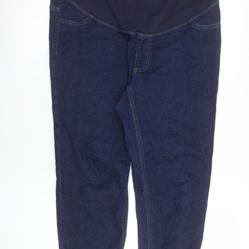 Marks and Spencer Women's Blue Maternity Jegging Jeans Size 16 Regular
