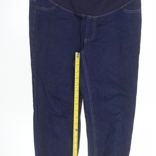 Marks and Spencer Women's Blue Maternity Jegging Jeans Size 16 Regular
