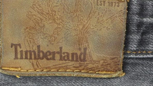 Timberland Men's Grey Straight Leg Jeans Size 36 Classic Denim
