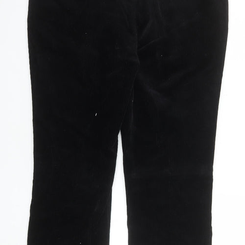 Brook Taverner Men's Black Corduroy Trousers 36W Regular Fit