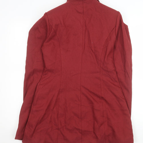 PrettyLittleThing Women's Red Single-Breasted Blazer UK 12
