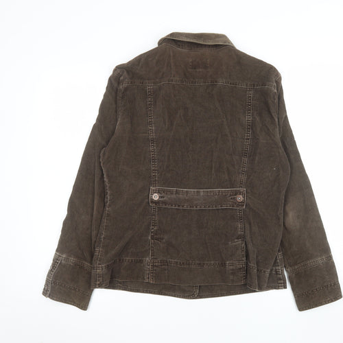 Marks and Spencer Per Una Women Brown Corduroy Jacket Size 16