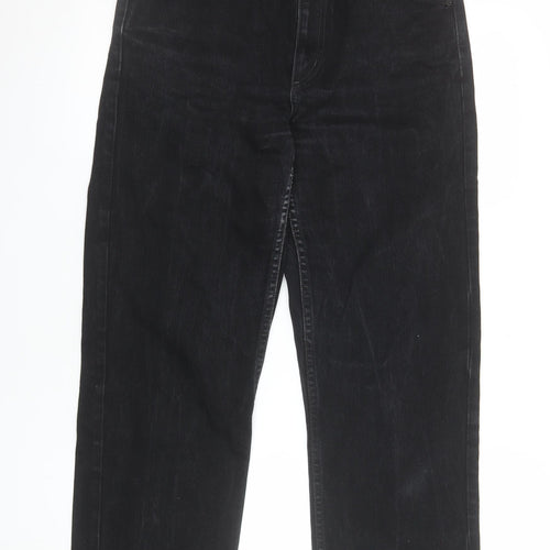 Uniqlo U Mens Black Straight Fit Denim Jeans Size 27x32