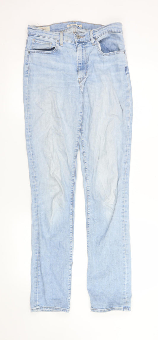Levi’s Women Blue 724 High Rise Straight Jeans Size 27