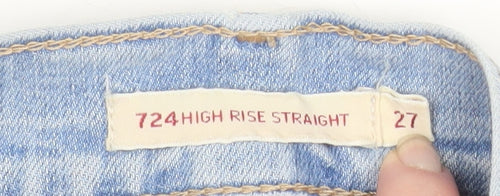 Levi’s Women Blue 724 High Rise Straight Jeans Size 27