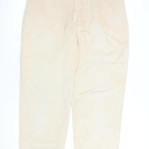 Marks and Spencer St Michael Beige Corduroy Chino Trousers Women’s Size 18 Tall